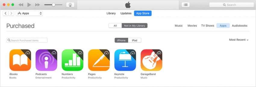 Ripristinare App iPhone/iPad tramite iCloud
