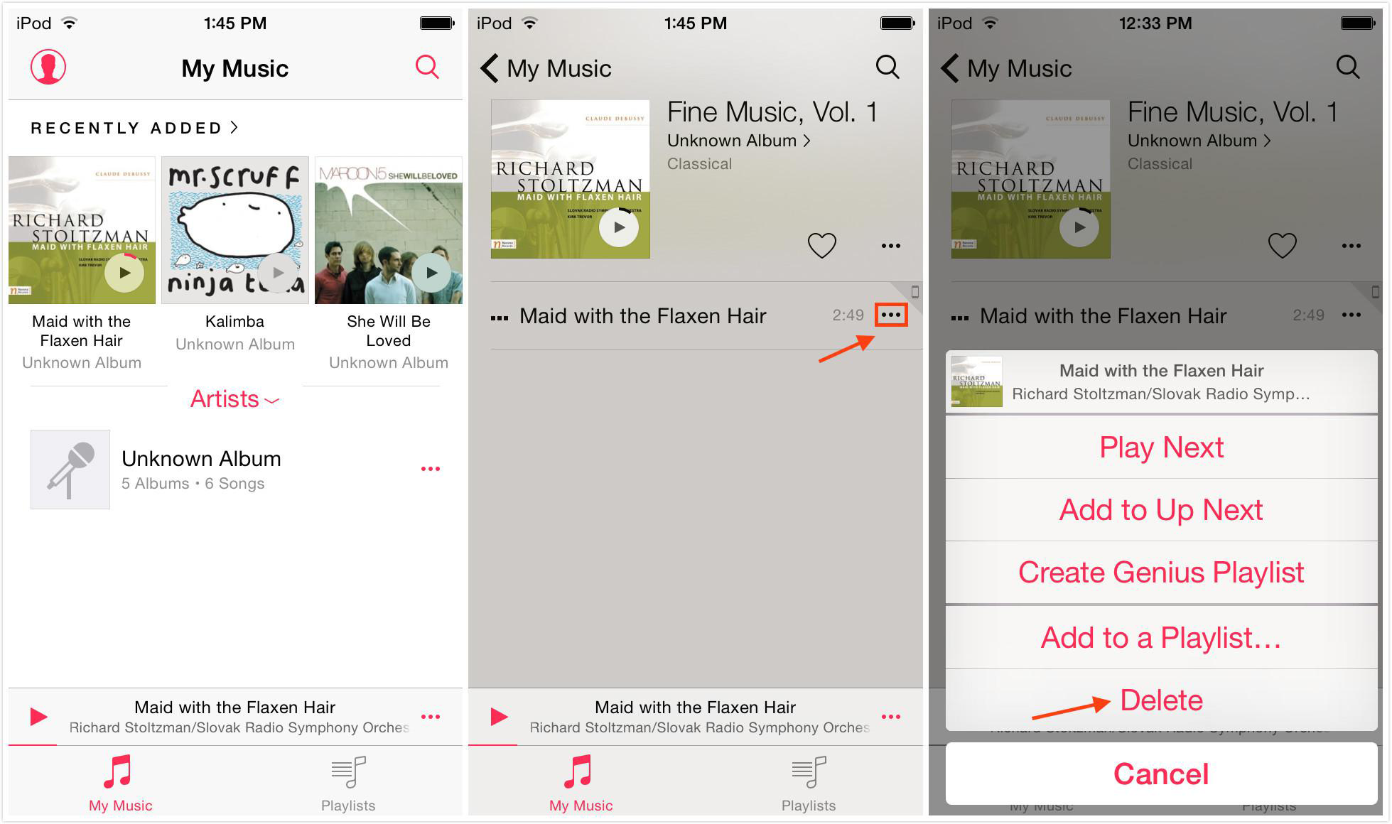 Come Cancellare Canzoni su iPod