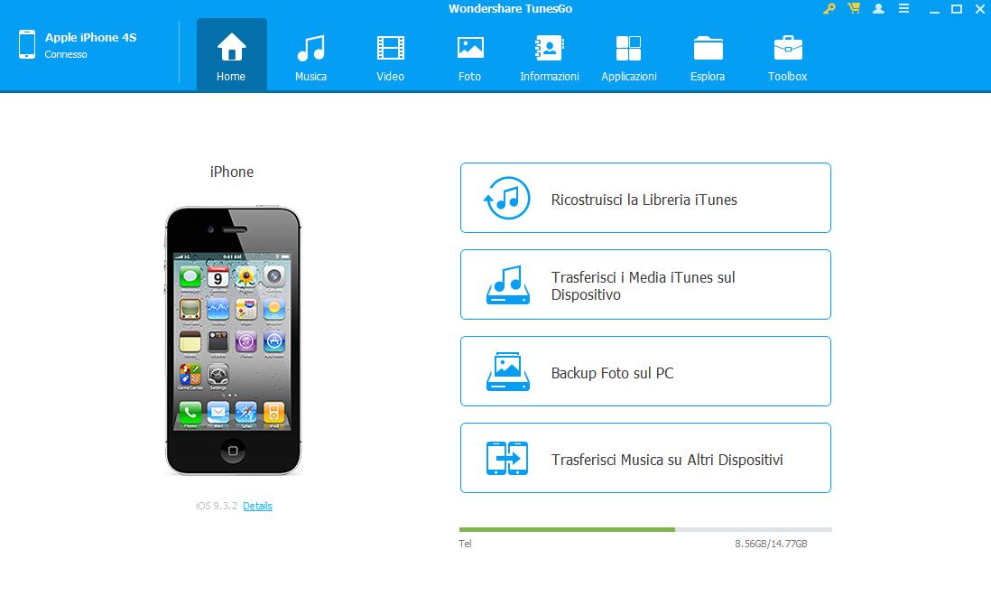 Salvare rubrica iPhone su iCloud