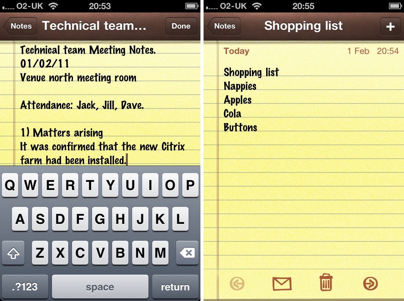 Recuperare Note iPhone, iPad e iPod Touch
