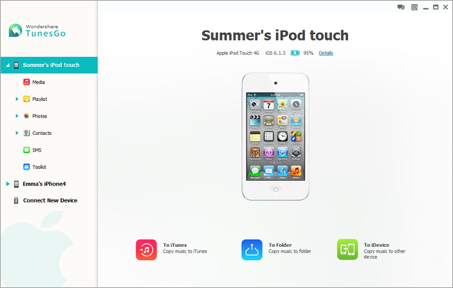 copiare musica da ipod su iphone