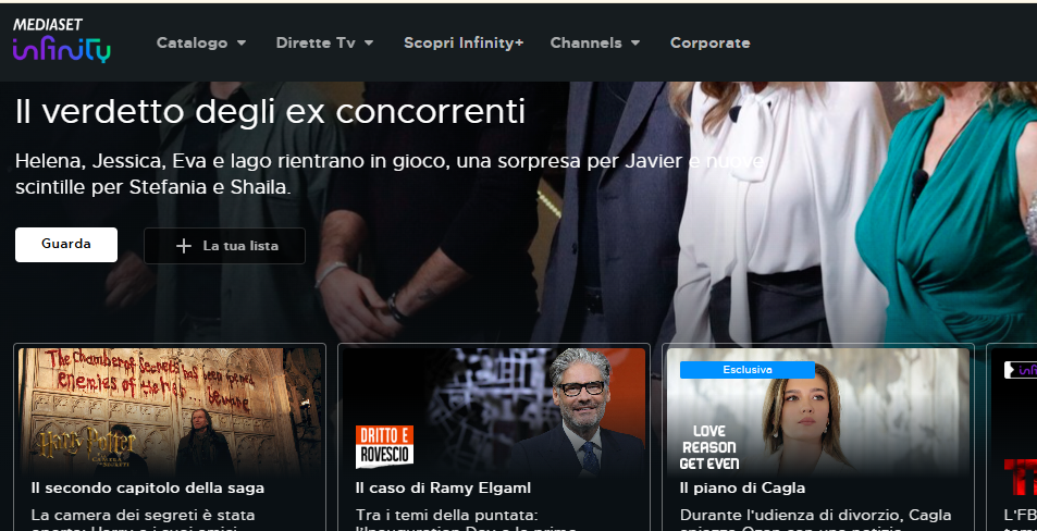 [Gratis] Scaricare Video da Mediaset Infinity