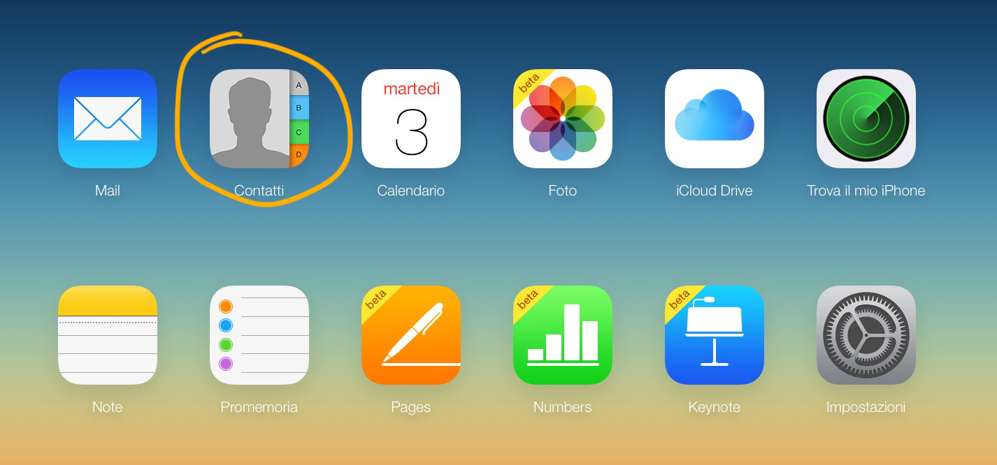 Ripristinare Contatti iPhone da iCloud