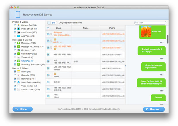 Metodo 2. Spostare messaggi iPhone a PC con iTunes