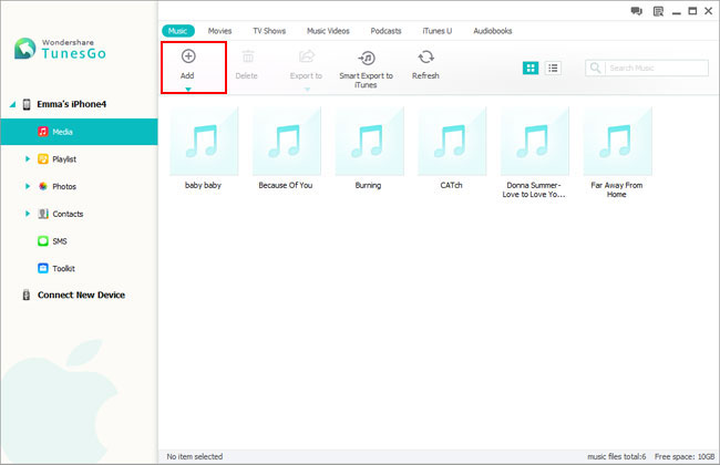 Cancellare Canzoni da iPhone