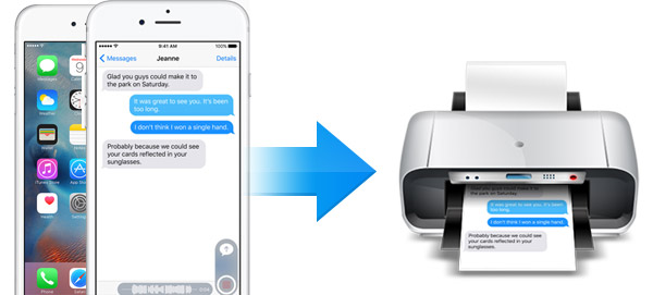 Stampare SMS e Messaggi Whatsapp da iPhone
