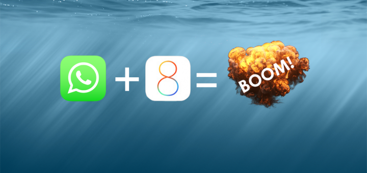 Crash Whatsapp dopo Aggiornamento iOS 8