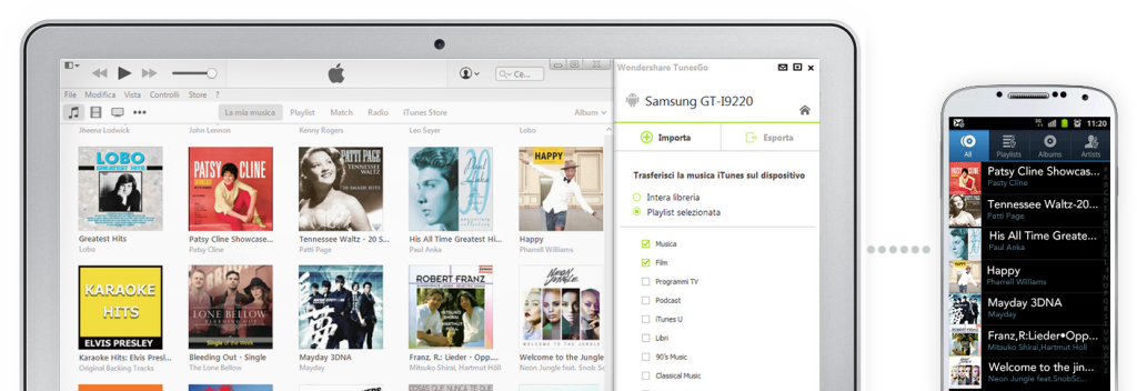 Come Gestire Musica Android con iTunes