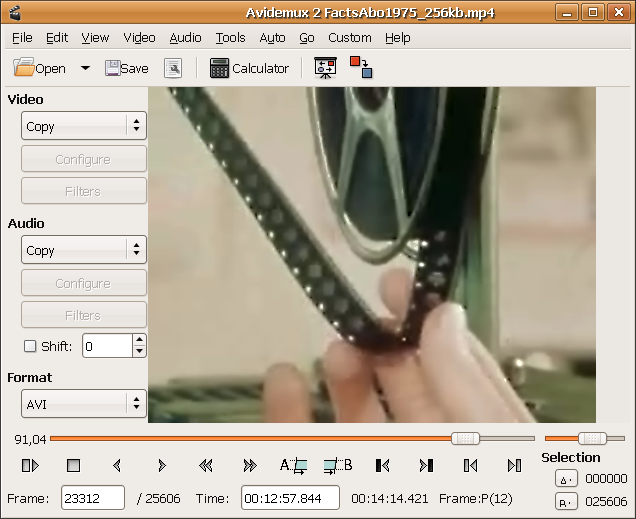 Avidemux: Audio Non si Sente?