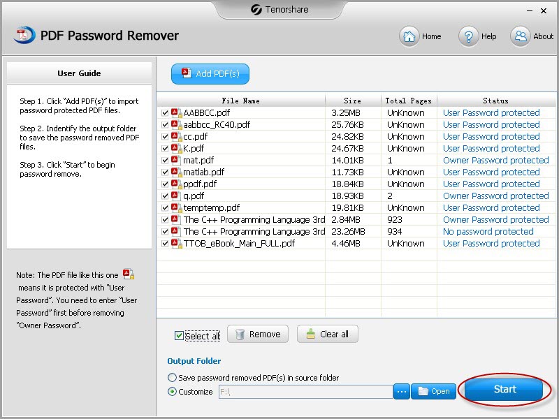 rimuovere-password