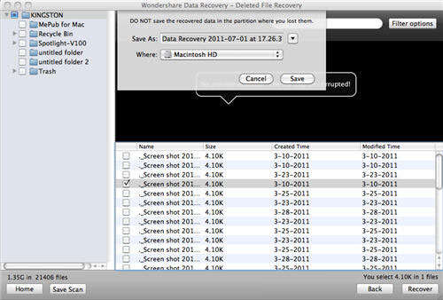 Recupero Dati da File System HFS