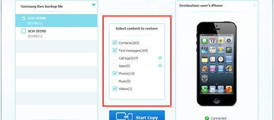 copiare rubrica da nokia c7 a iphone 6s