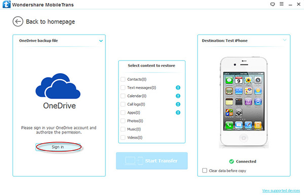 file da onedrive su iphone