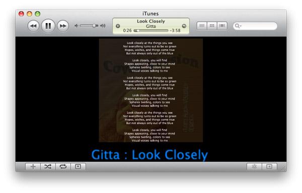 itunes-lyrics-display