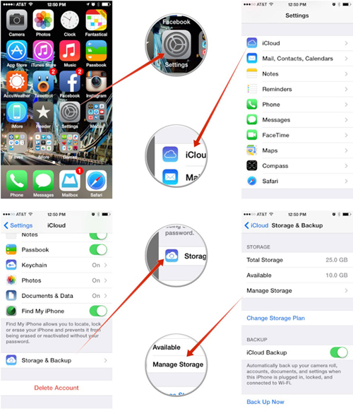 cancellare documenti icloud