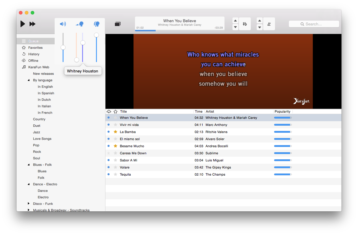 Vanbasco, Winlive e Karaoke5 per Mac?