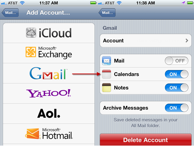 Sincronizzare Calendario Google con iPhone