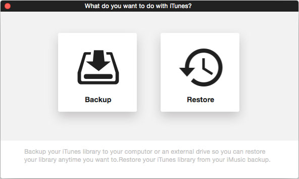 Fare Backup e Ripristino Libreria iTunes