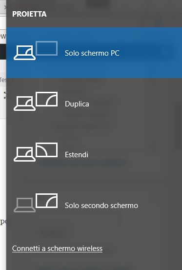 Risultati immagini per proietta duplica windows
