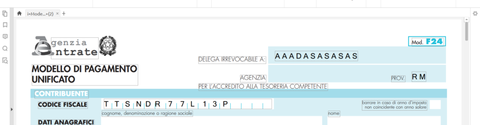 Compilare Modificare E Salvare Modello F24 Pdf Softstore