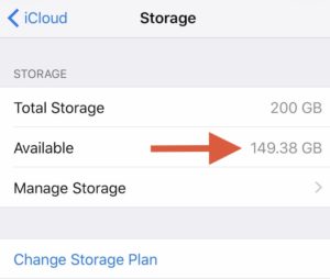 Fixed My iPhone won't backup-iCloud Storage