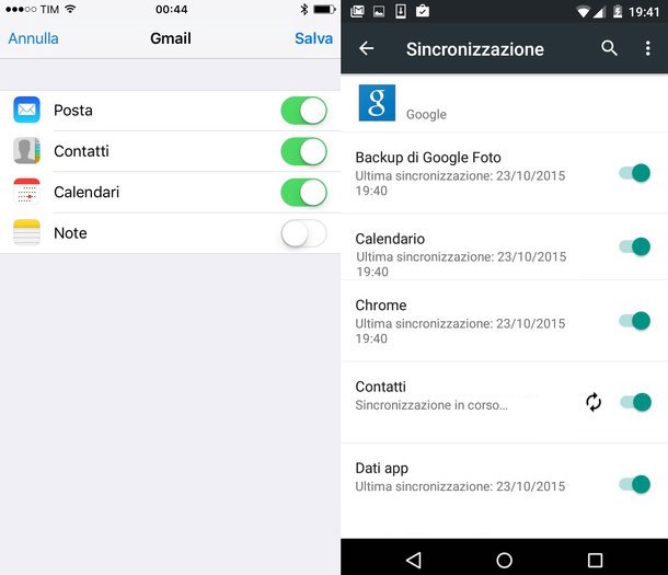 Sincronizzare Calendario iCloud su Android