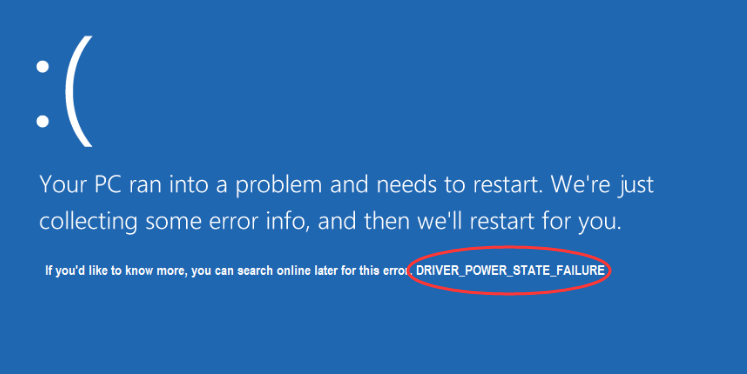 Come Risolvere Errore “Driver Power State Failure”