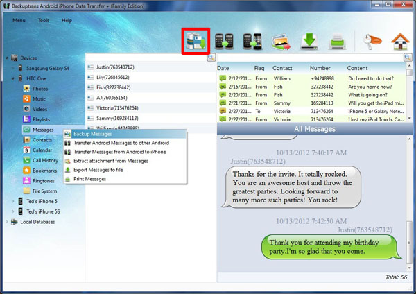 Trasferire SMS e MMS da Cellulare (Android/iPhone) su PC e Mac
