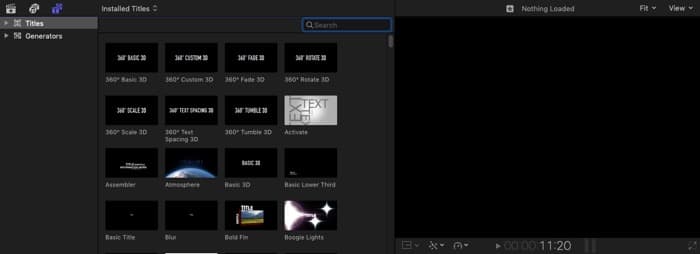 Aggiungere Testo su Video con Final Cut Pro