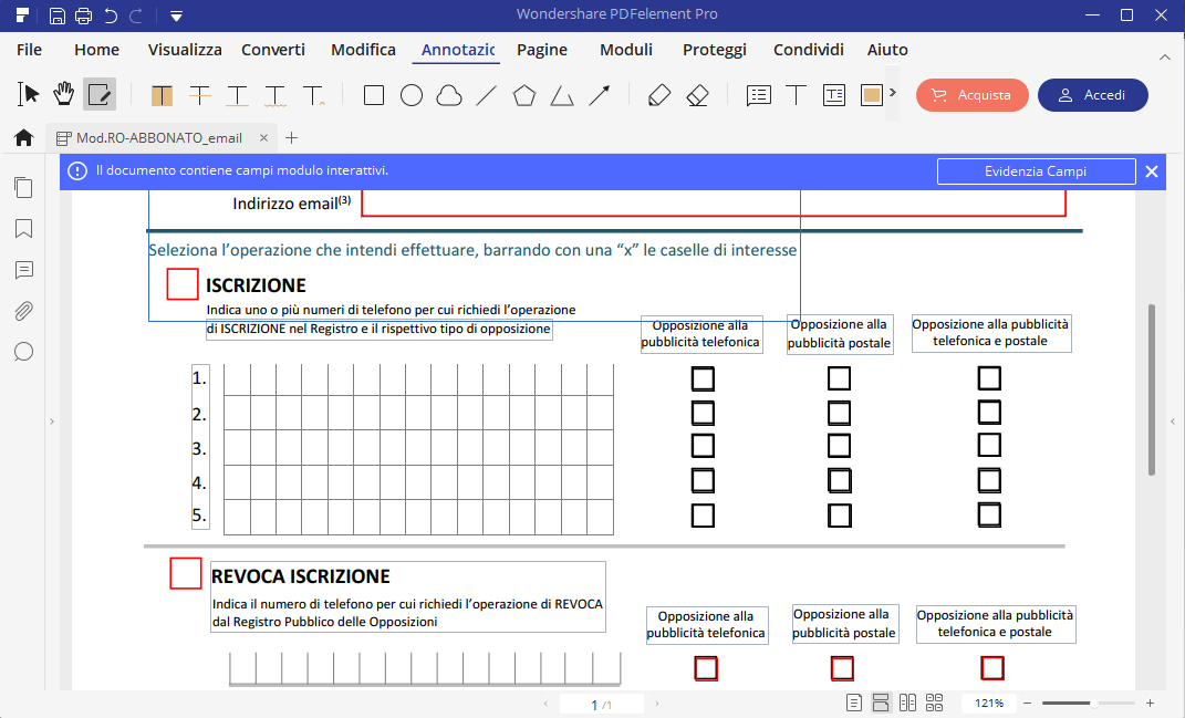 Come Modificare un Modulo PDF