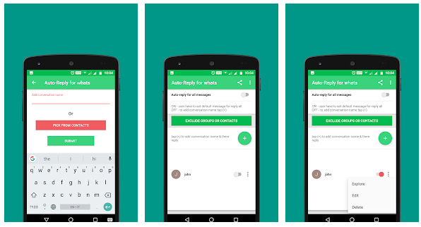 Come rispondere automaticamente ai messaggi WhatsApp