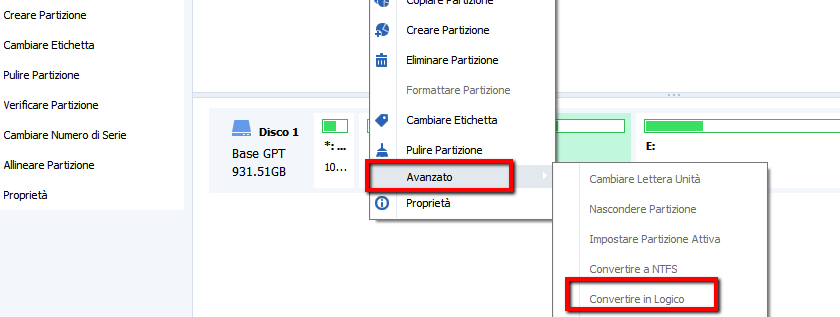 Come Creare più di 4 Partizioni sul Disco?
