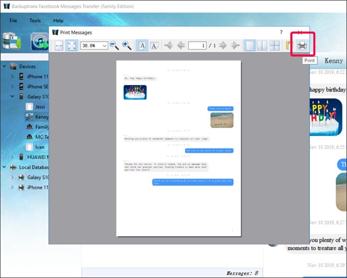 Come Stampare Chat Facebook Messenger da PC/Mac