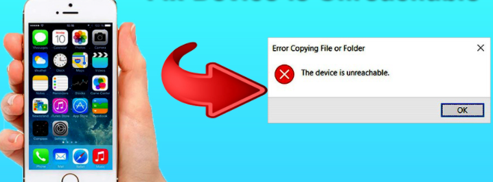 Errore Dispositivo Non Raggiungibile durante copia file su PC