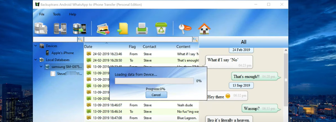 Fare Backup & Ripristino Whatsapp su Android