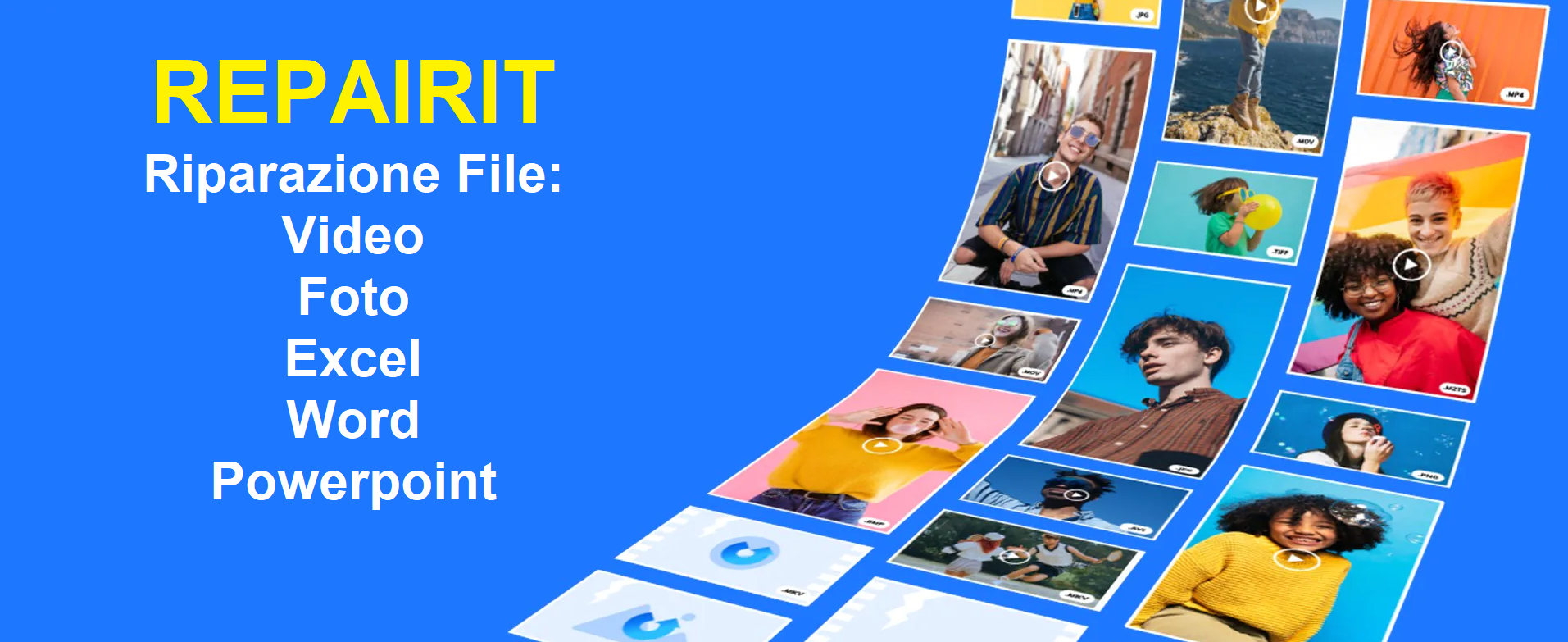 Repairit: Riparare File Video | Foto | Documenti
