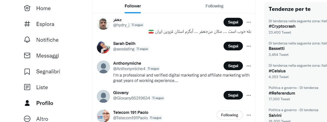 Software & Consigli per aumentare followers su Twitter