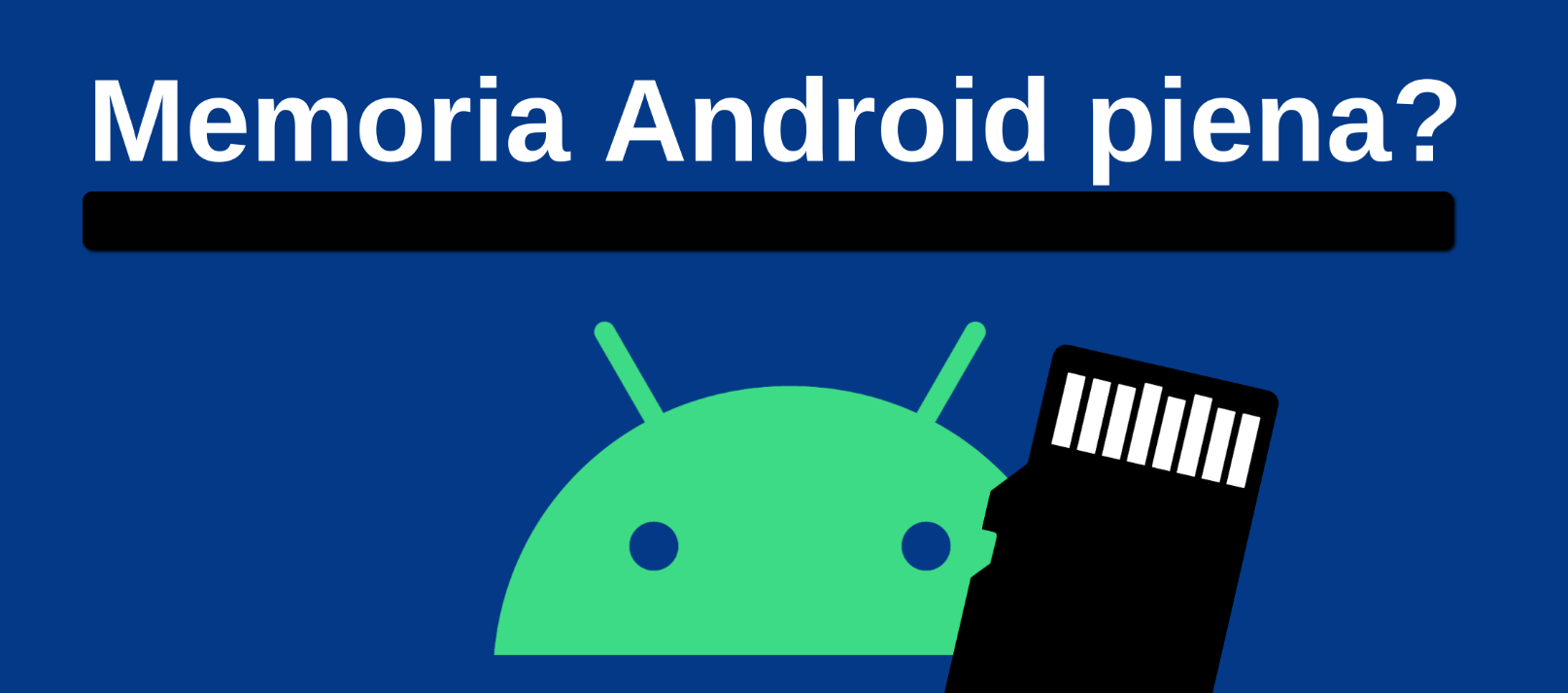 Memoria insufficiente Android nonostante spazio libero