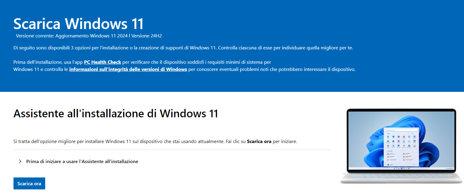 Come scaricare ISO ufficiali di Windows 11
