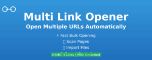 How to automatically open multiple URL / links