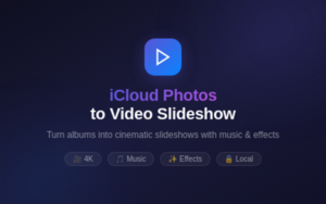 Turning iCloud Photos Albums into slideshow videos