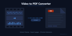 How to turn a video into PDF
