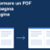 Trasformare PDF da singola pagina a doppia pagina